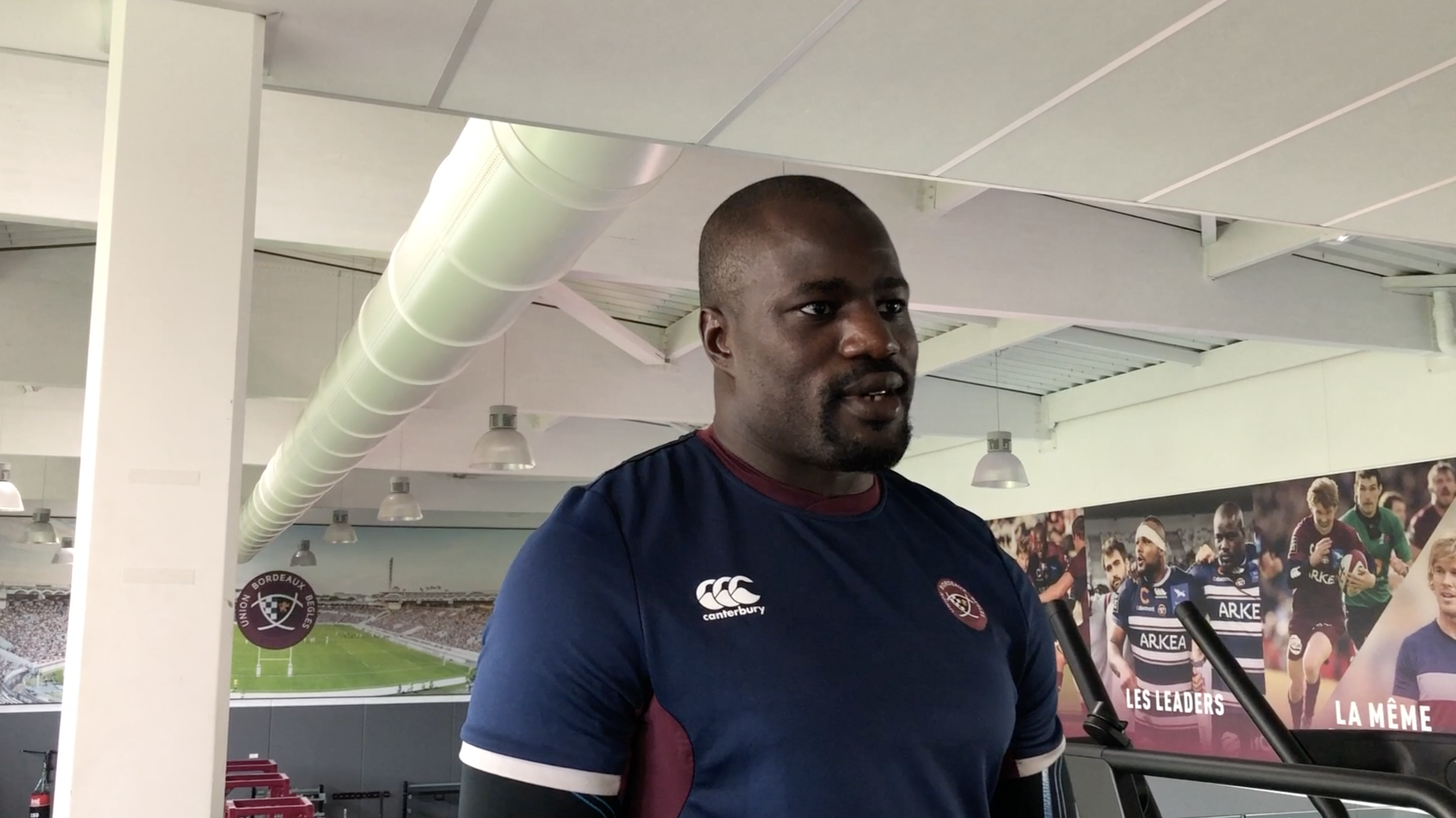 Mahamadou Diaby et les joueurs de l'UBB sont de retour au CEVA Campus